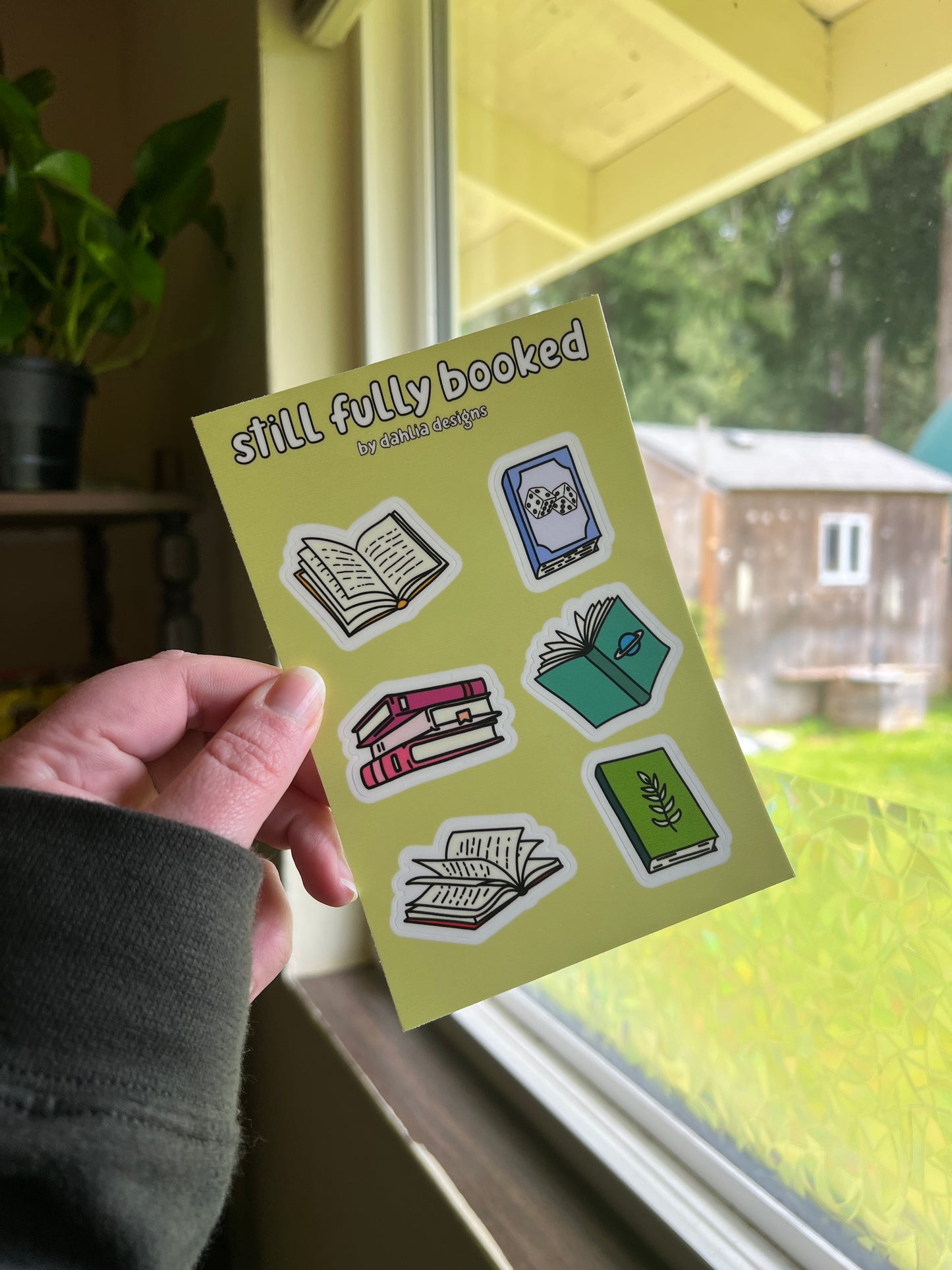 Still Fully Booked Sticker Sheet