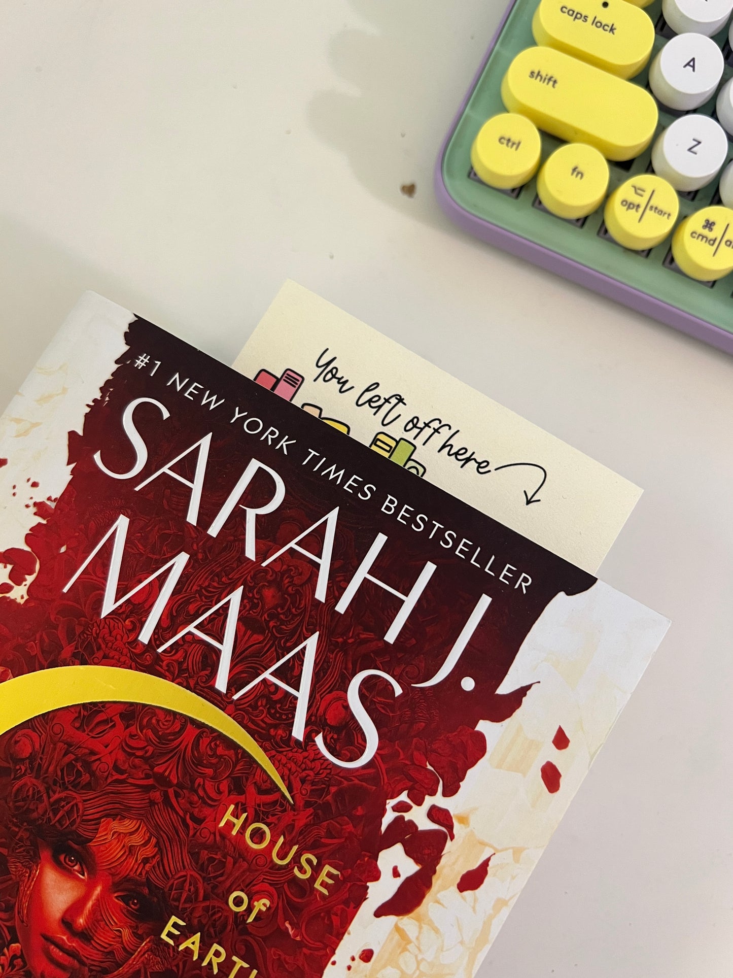 You Left Off Here Bookmark Sticky Notes