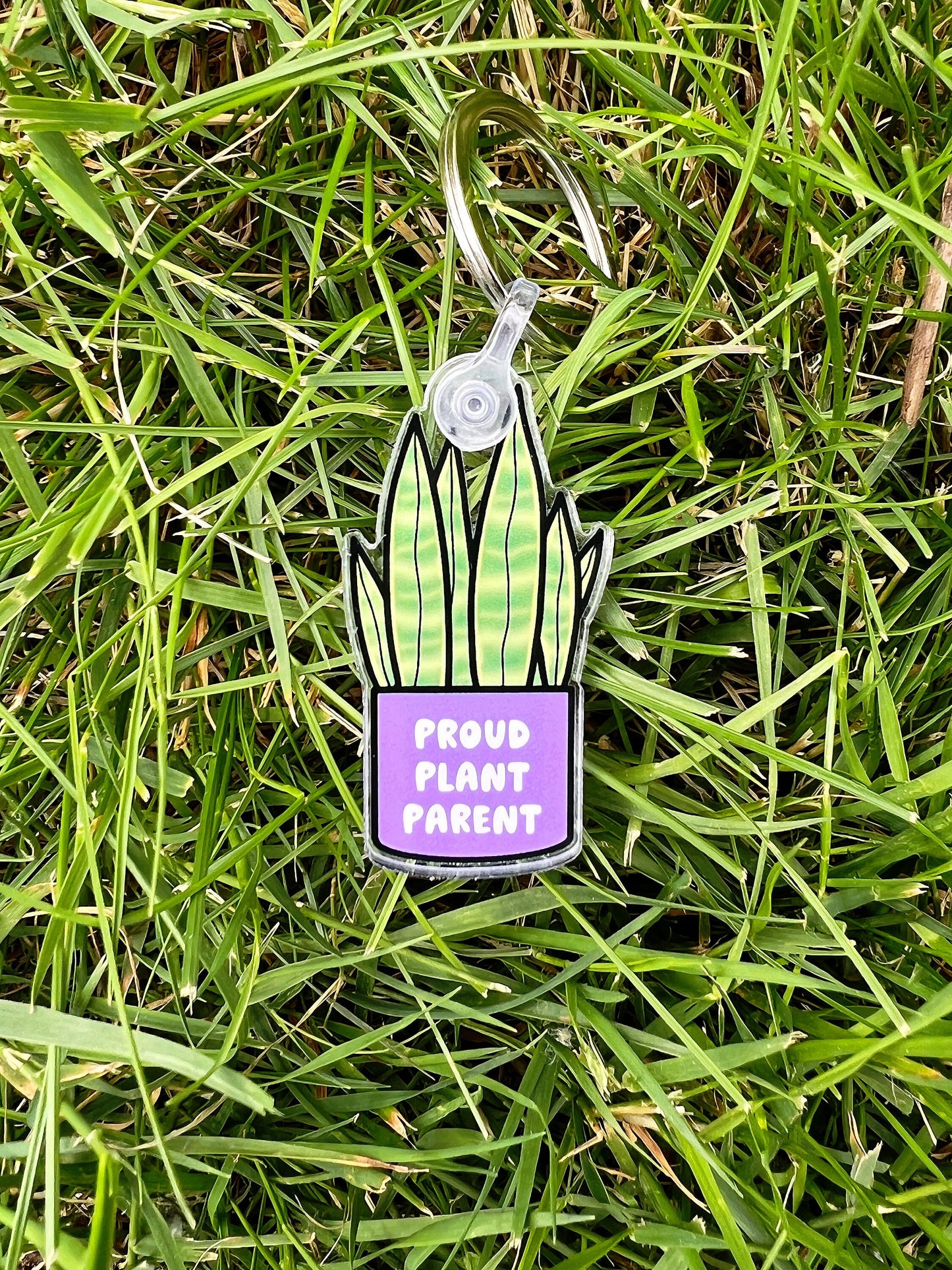 Proud Plant Parent Keychain