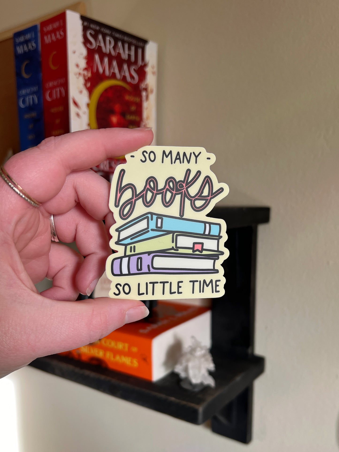 So Many Books, So Little Time Sticker