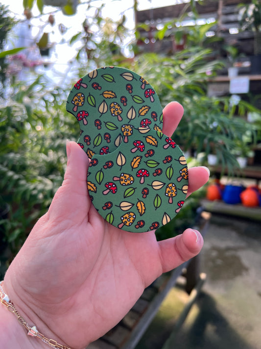 Fall Mushys Car Coasters
