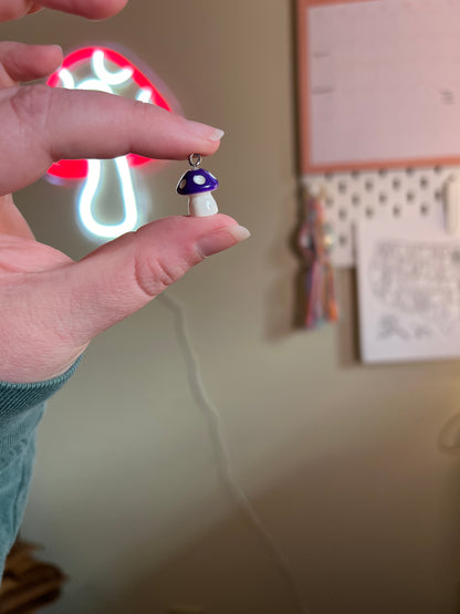 Mini Mushroom Charms
