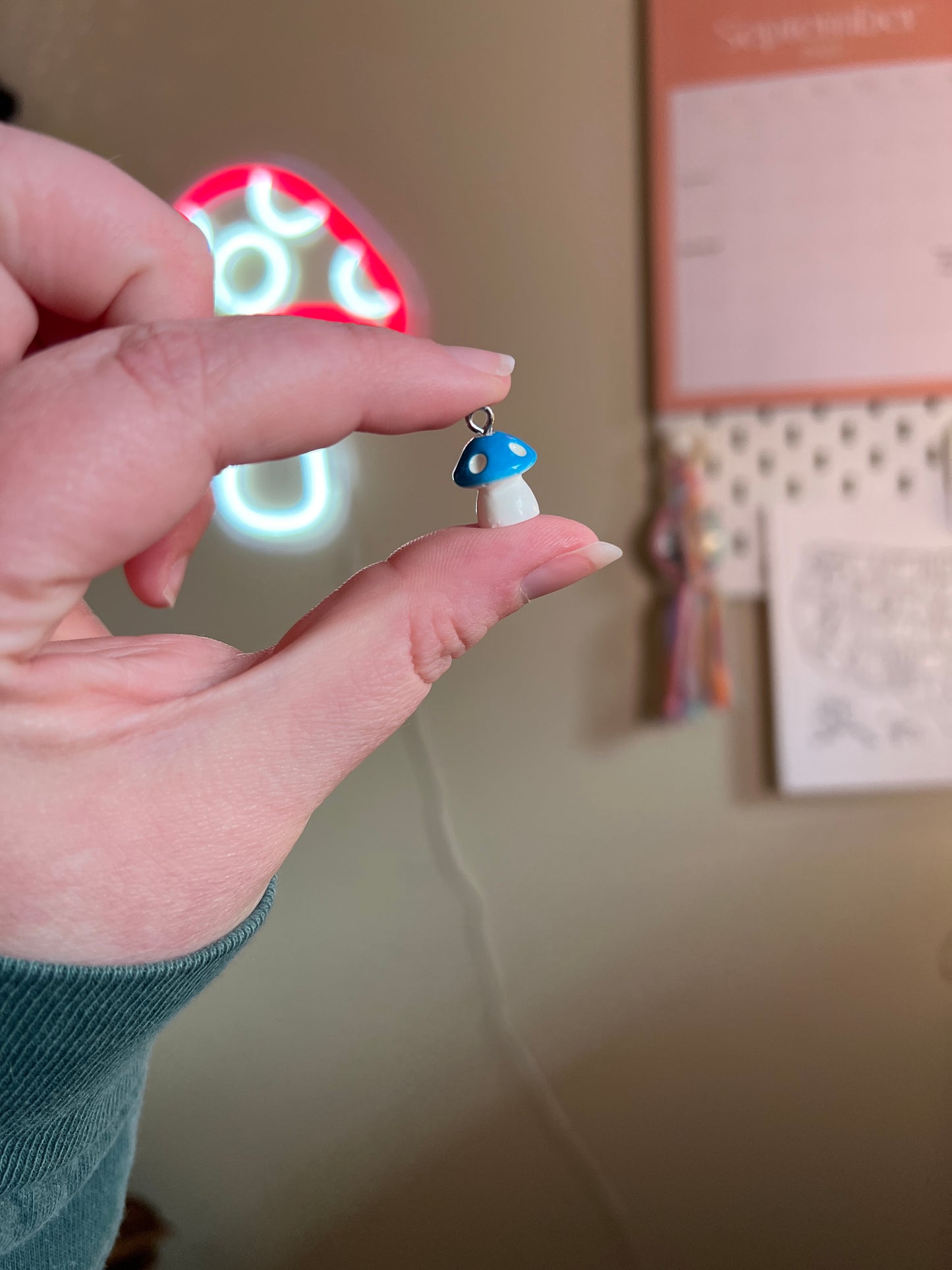 Mini Mushroom Charms