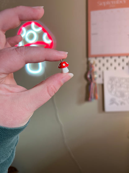 Mini Mushroom Charms