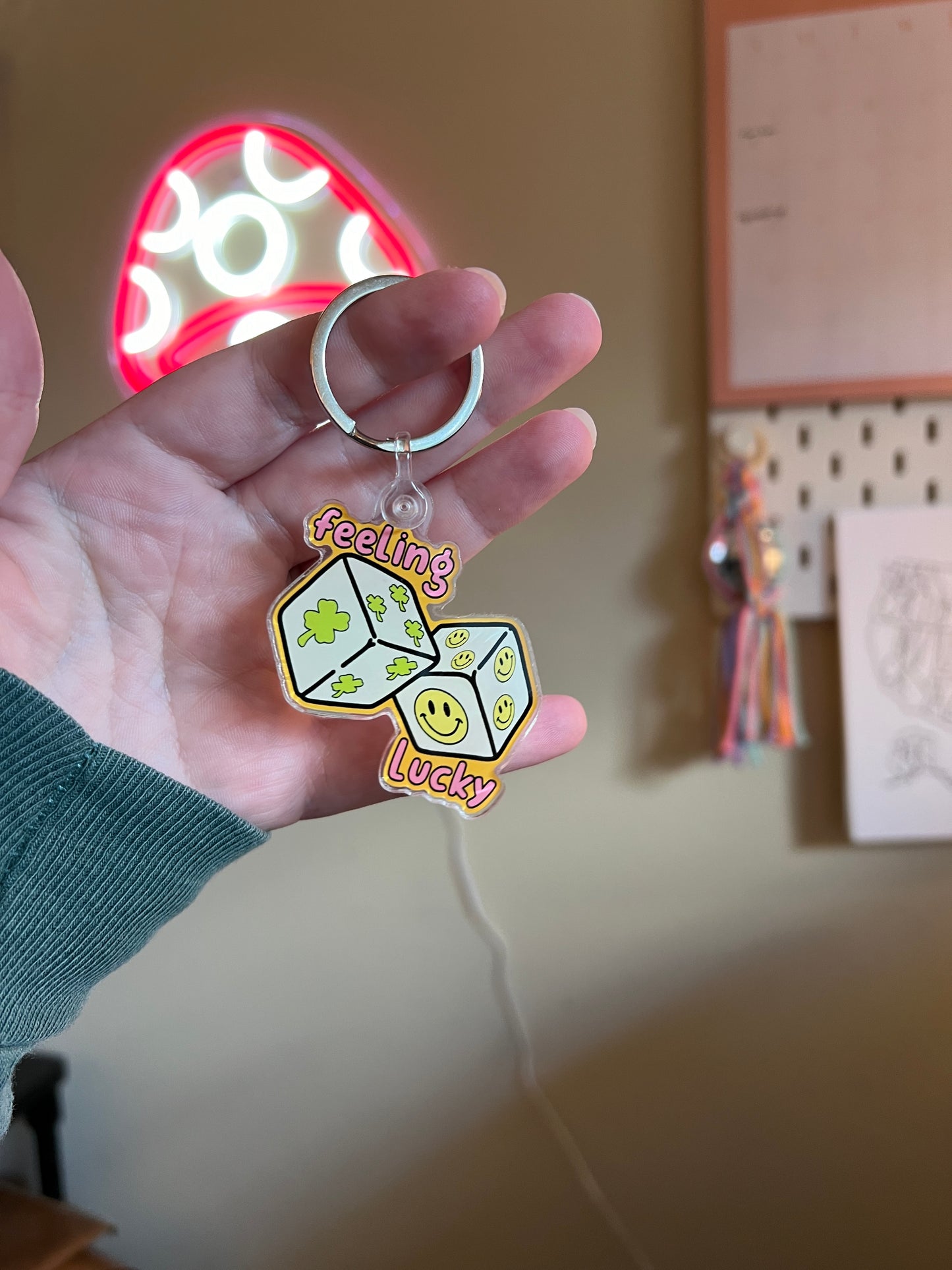Feeling Lucky Keychain