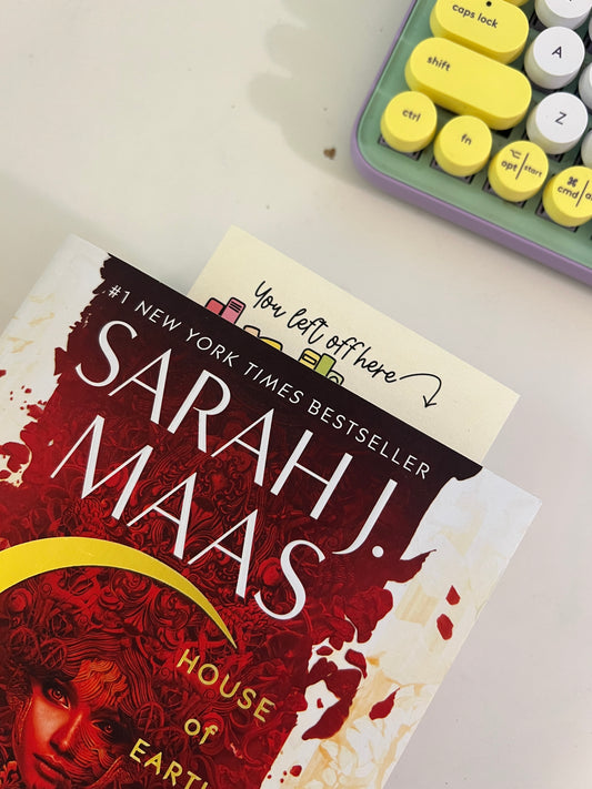 You Left Off Here Bookmark Sticky Notes