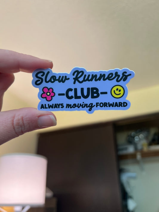 Slow Runners Club Sticker