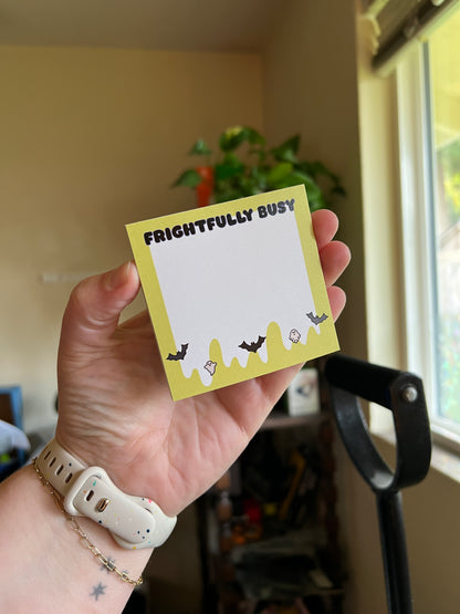 Frightfully Busy Sticky Notes