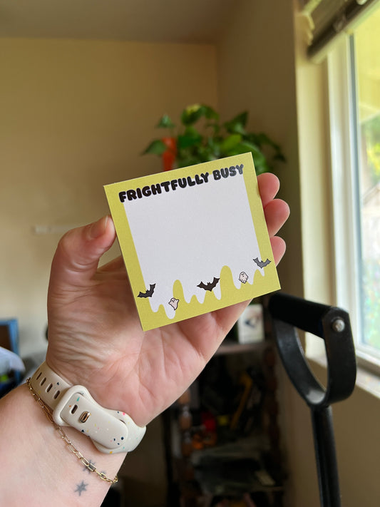 Frightfully Busy Sticky Notes