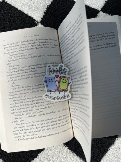 Books Are My Besties Sticker